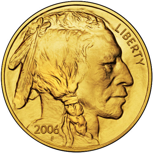 $50 Gold Coin - Front View